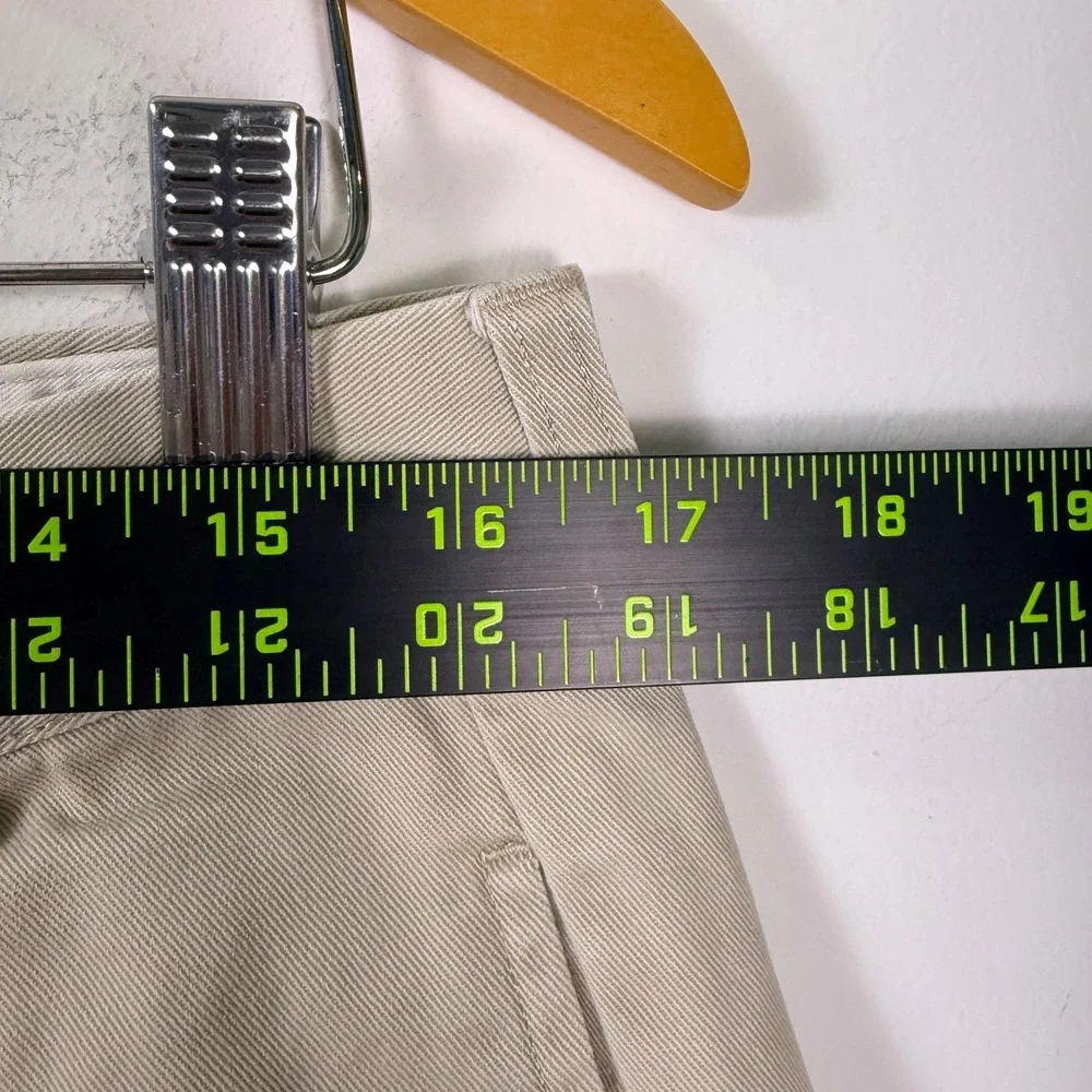 Polo Ralph Lauren Hammond Pant Mens 35x30 Beige Pleated Front Classic Chino Cuff